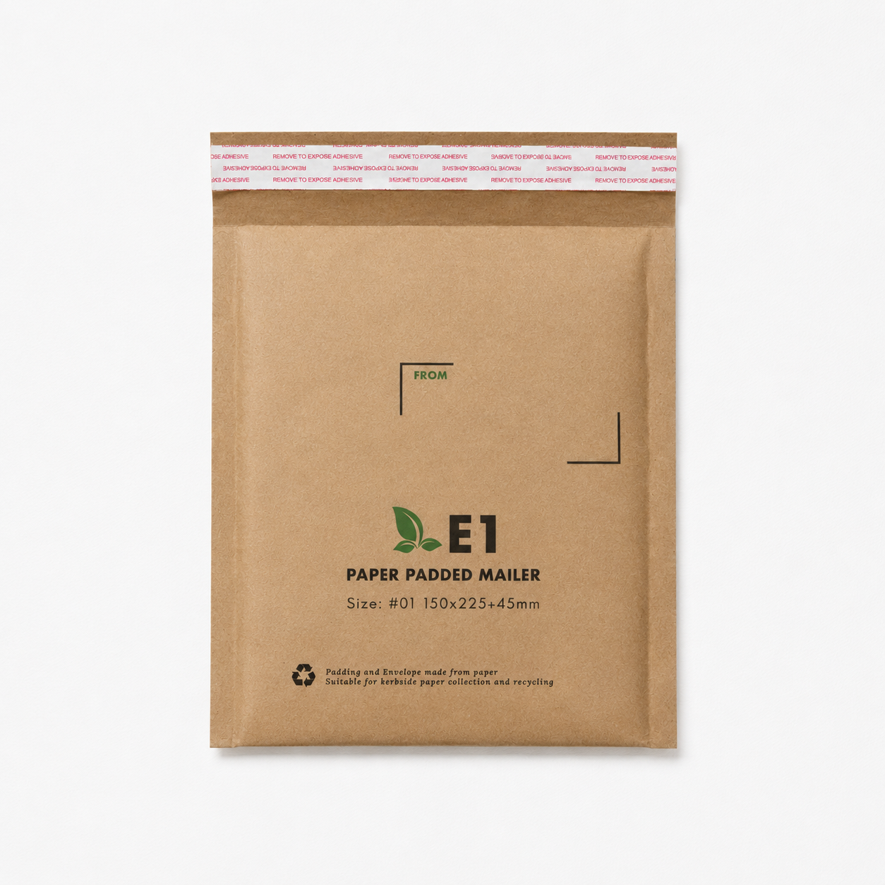 Honeycomb Compostable Paper Padded Mailer 01 E1 150 x 225mm