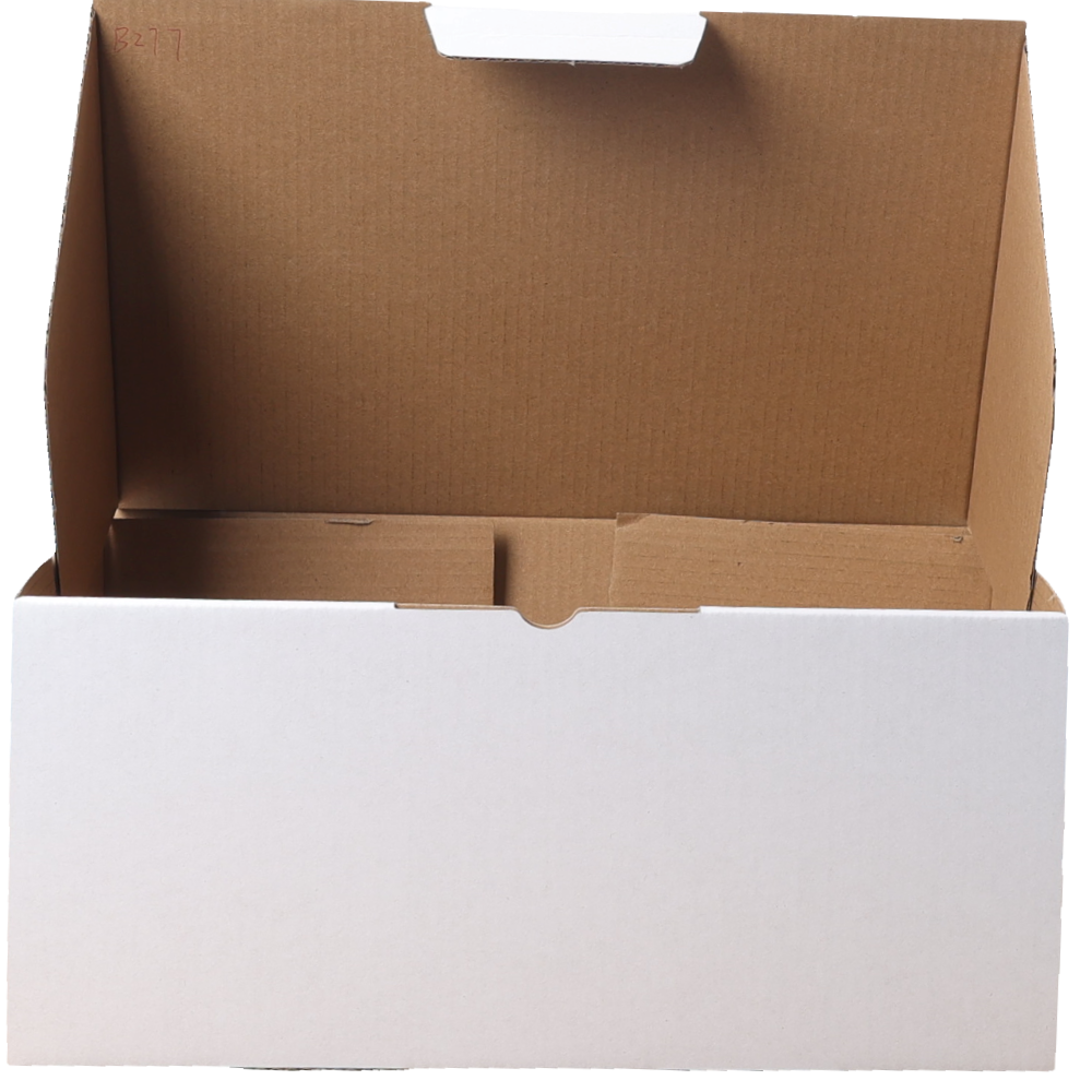 270 x 180 x 120mm Die cut White Mailing Box B277