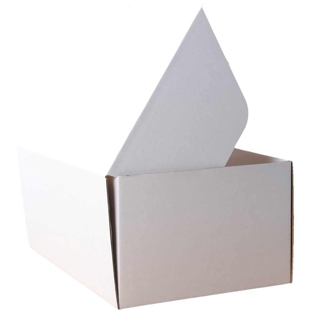 270 x 180 x 120mm Die cut White Mailing Box B277