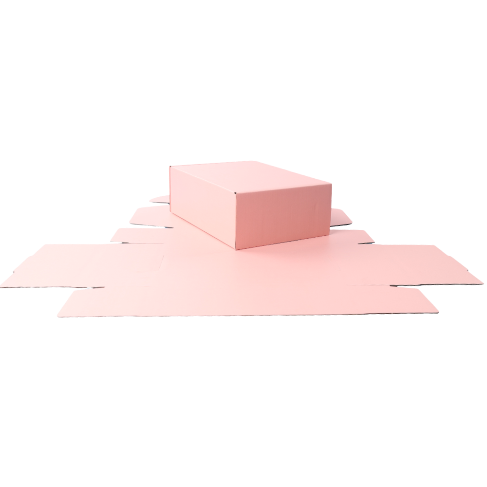 220 x 160 x 77mm A5 Premium Tuck Full Rose Pink Mailing Box B307