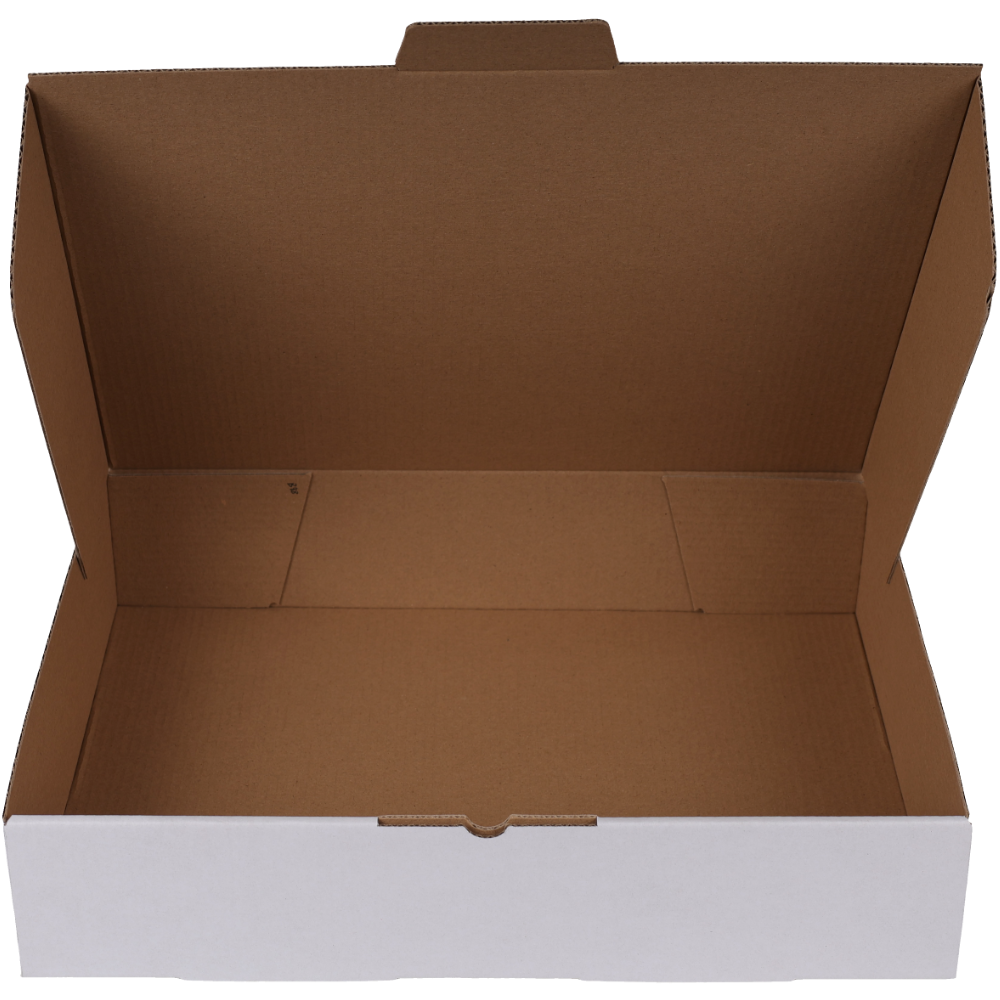 440 x 320 x 40mm A3 White Tuck Front Mailing Box B212