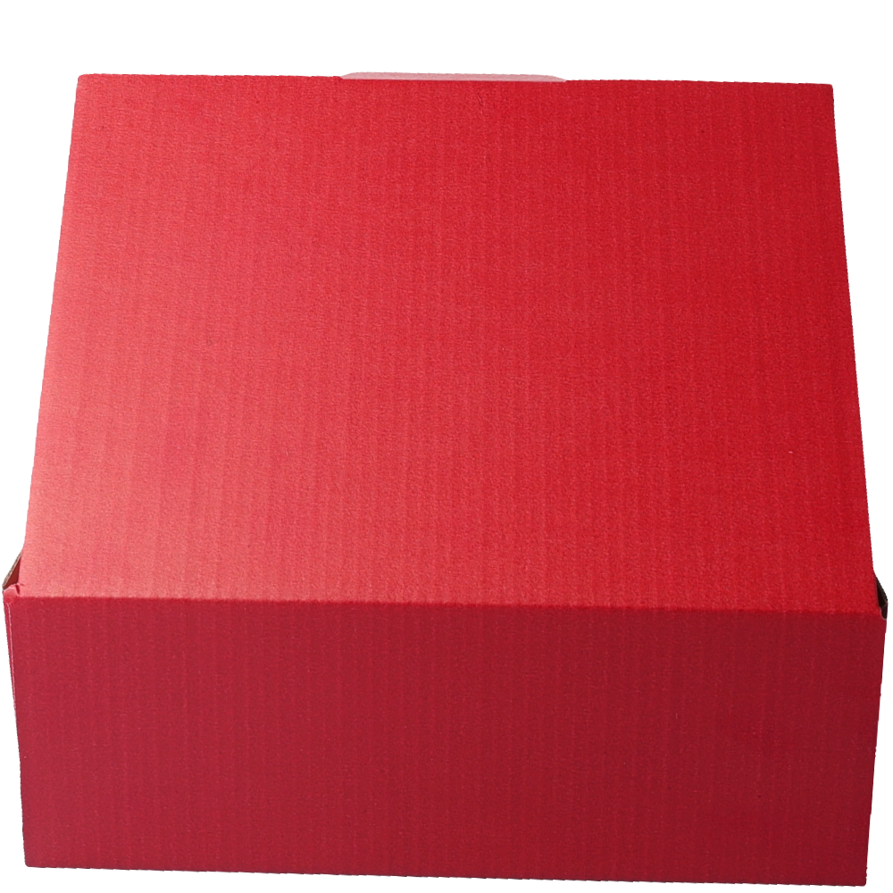 220 x 160 x 77mm A5 Die cut Red Postal Box B57