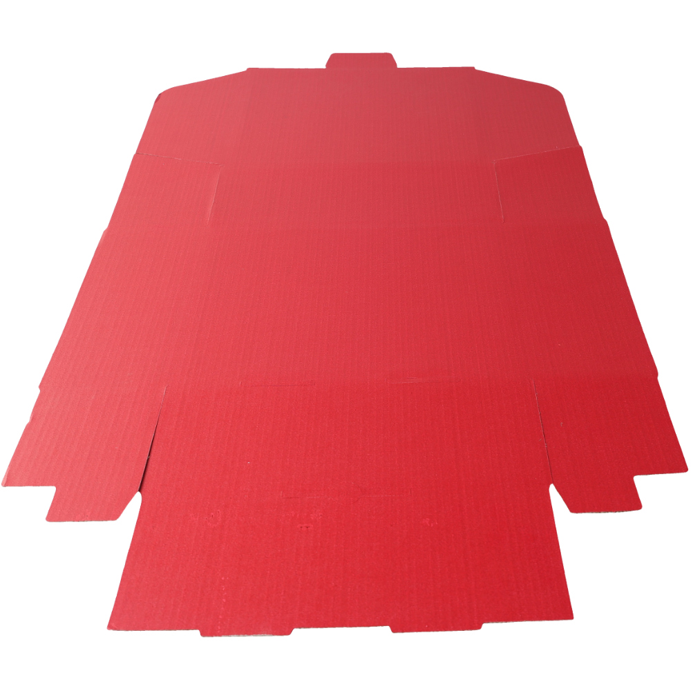 220 x 160 x 77mm A5 Die cut Red Postal Box B57