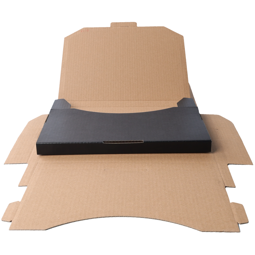 220 x 160 x 16mm Black Superflat Letter Gauge Mailer B278