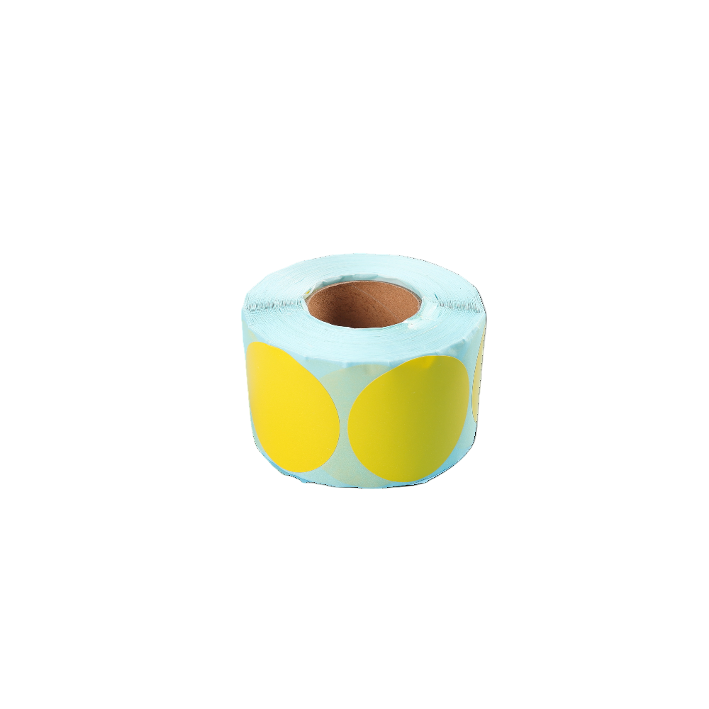 Direct Thermal Label 50 x 50mm 750 Yellow Labels per Roll A259 x 4 Rolls