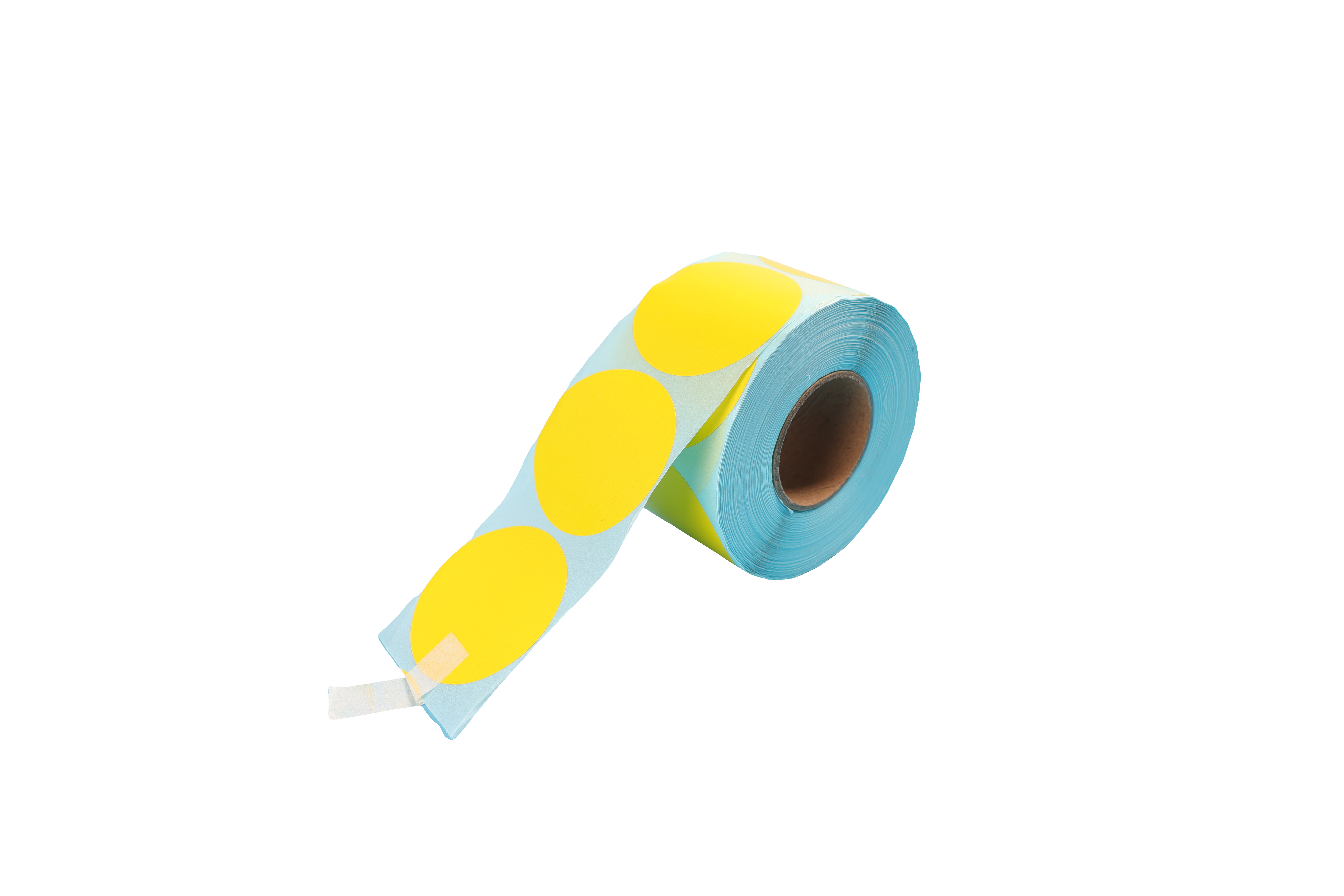 Direct Thermal Label 50 x 50mm 750 Yellow Labels per Roll A259 x 4 Rolls