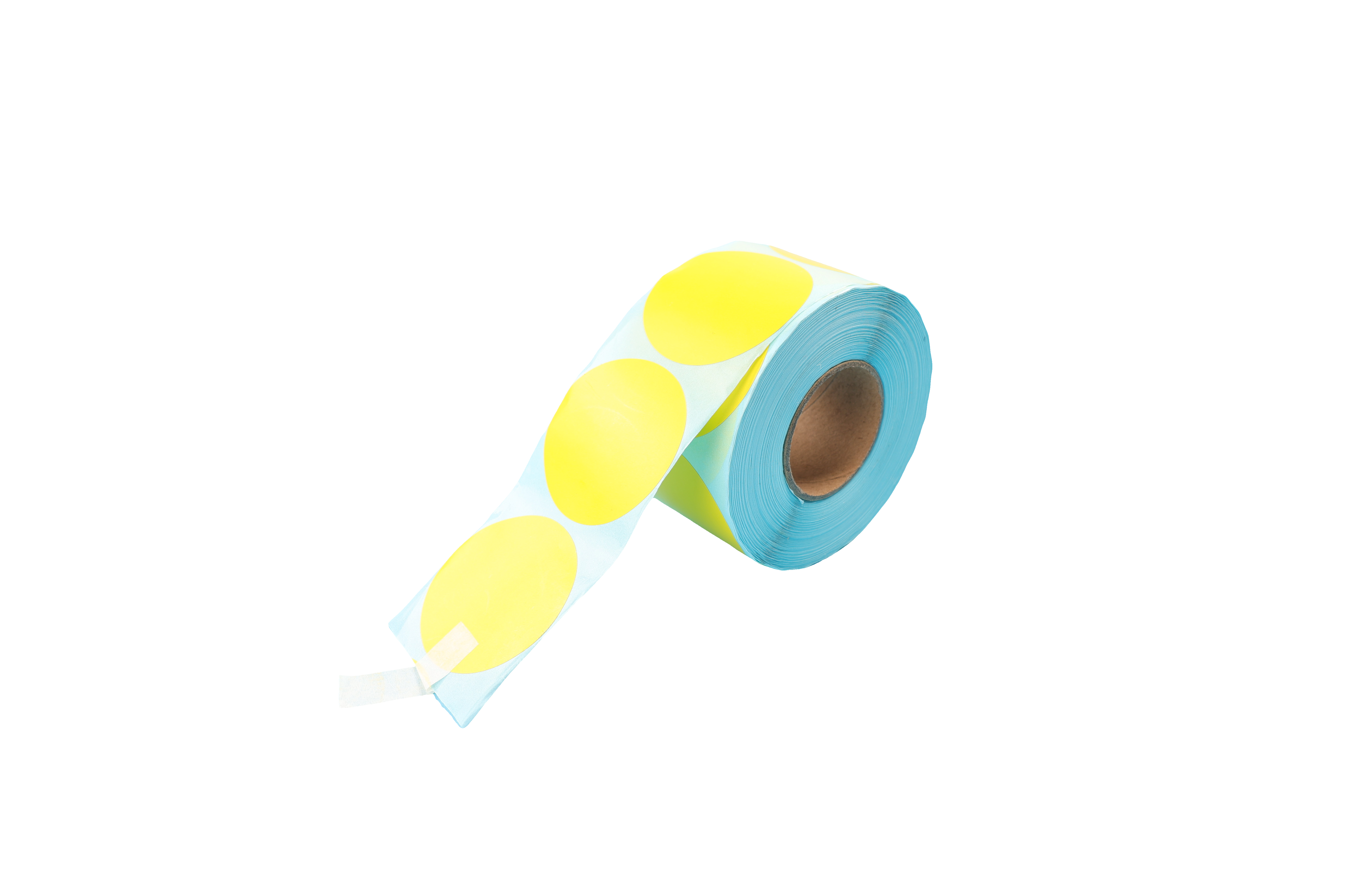 Direct Thermal Label 50 x 50mm 750 Yellow Labels per Roll A259 x 4 Rolls