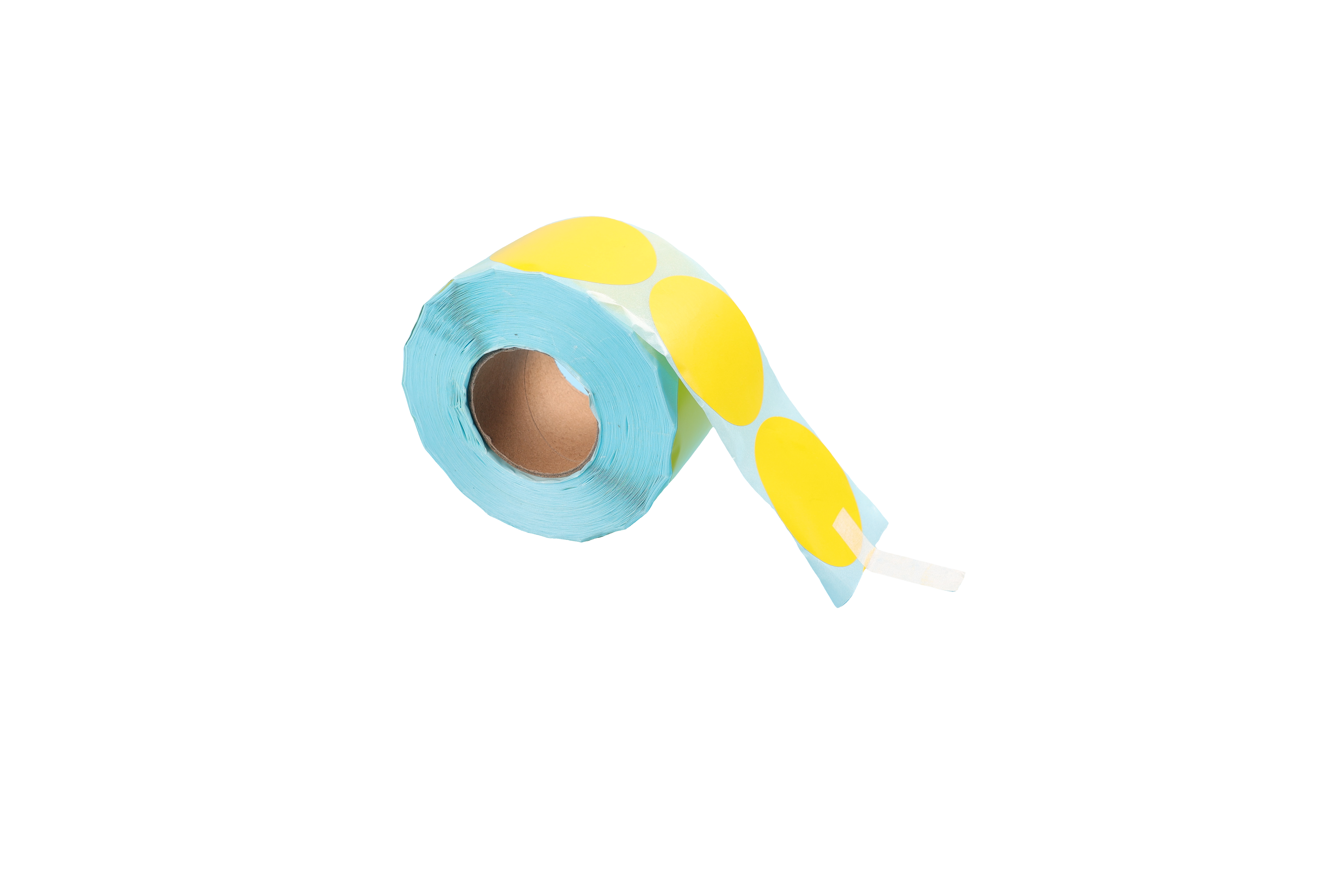 Direct Thermal Label 50 x 50mm 750 Yellow Labels per Roll A259 x 4 Rolls