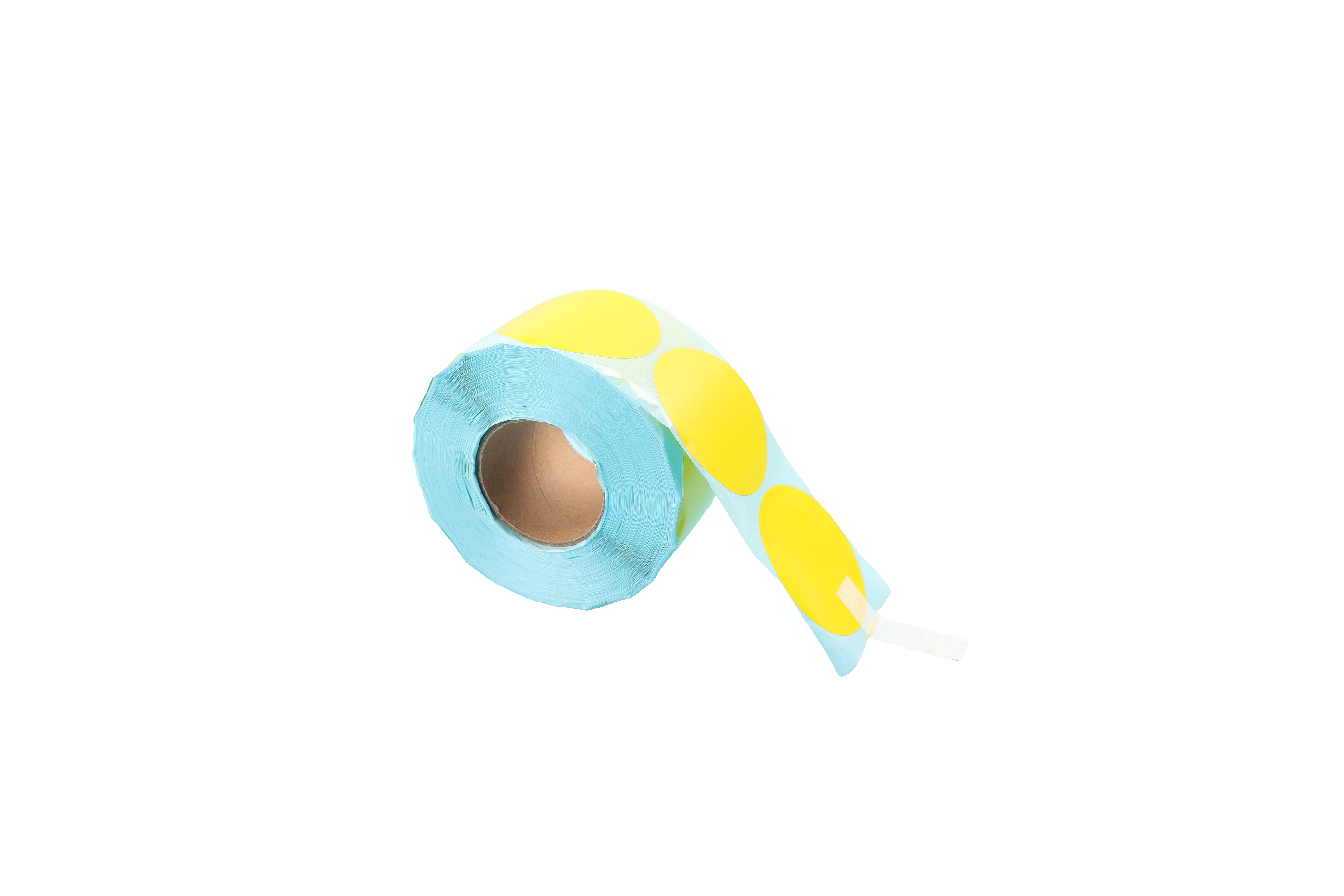 Direct Thermal Label 50 x 50mm 750 Yellow Labels per Roll A259 x 4 Rolls