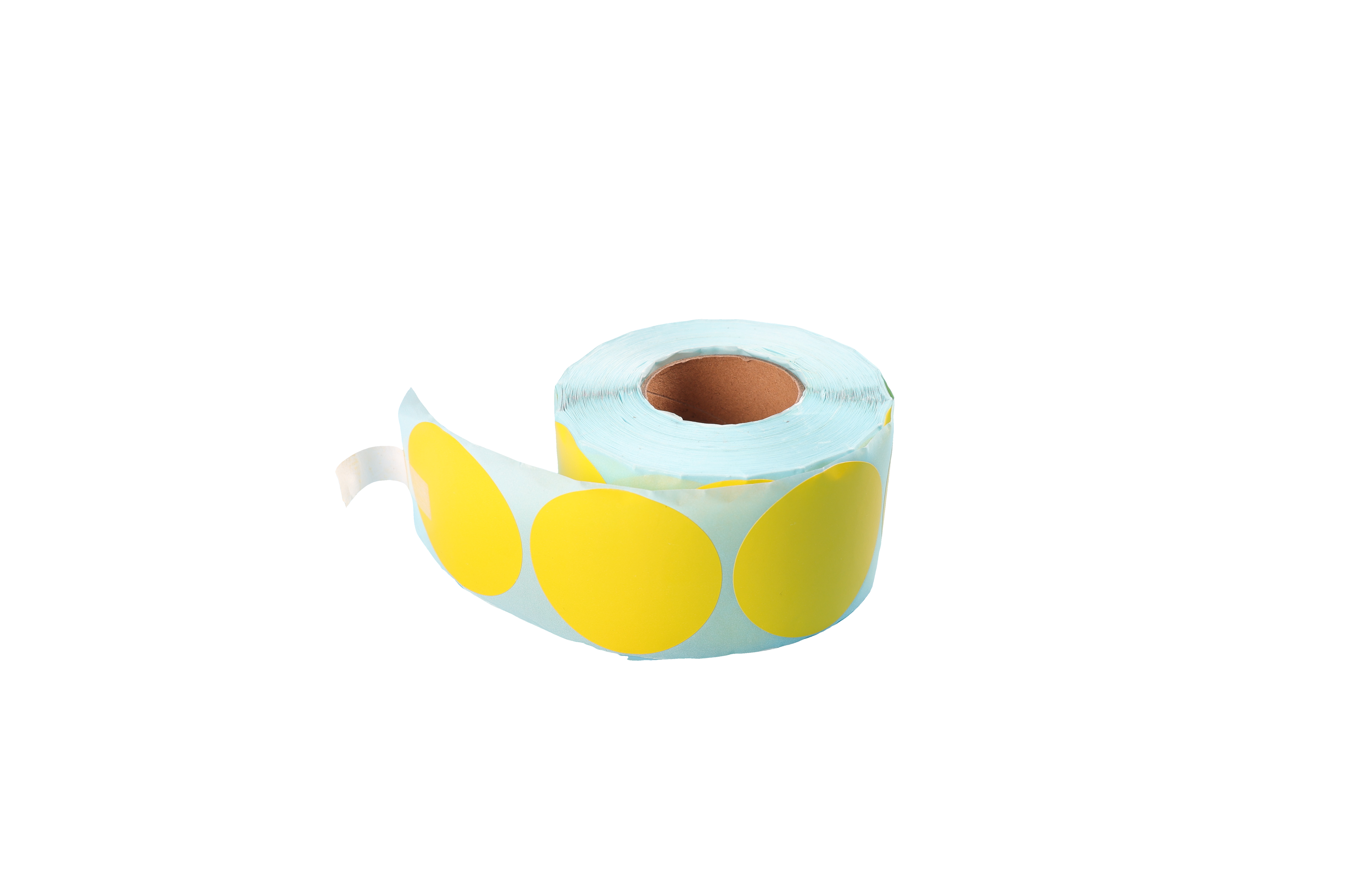 Direct Thermal Label 50 x 50mm 750 Yellow Labels per Roll A259 x 4 Rolls