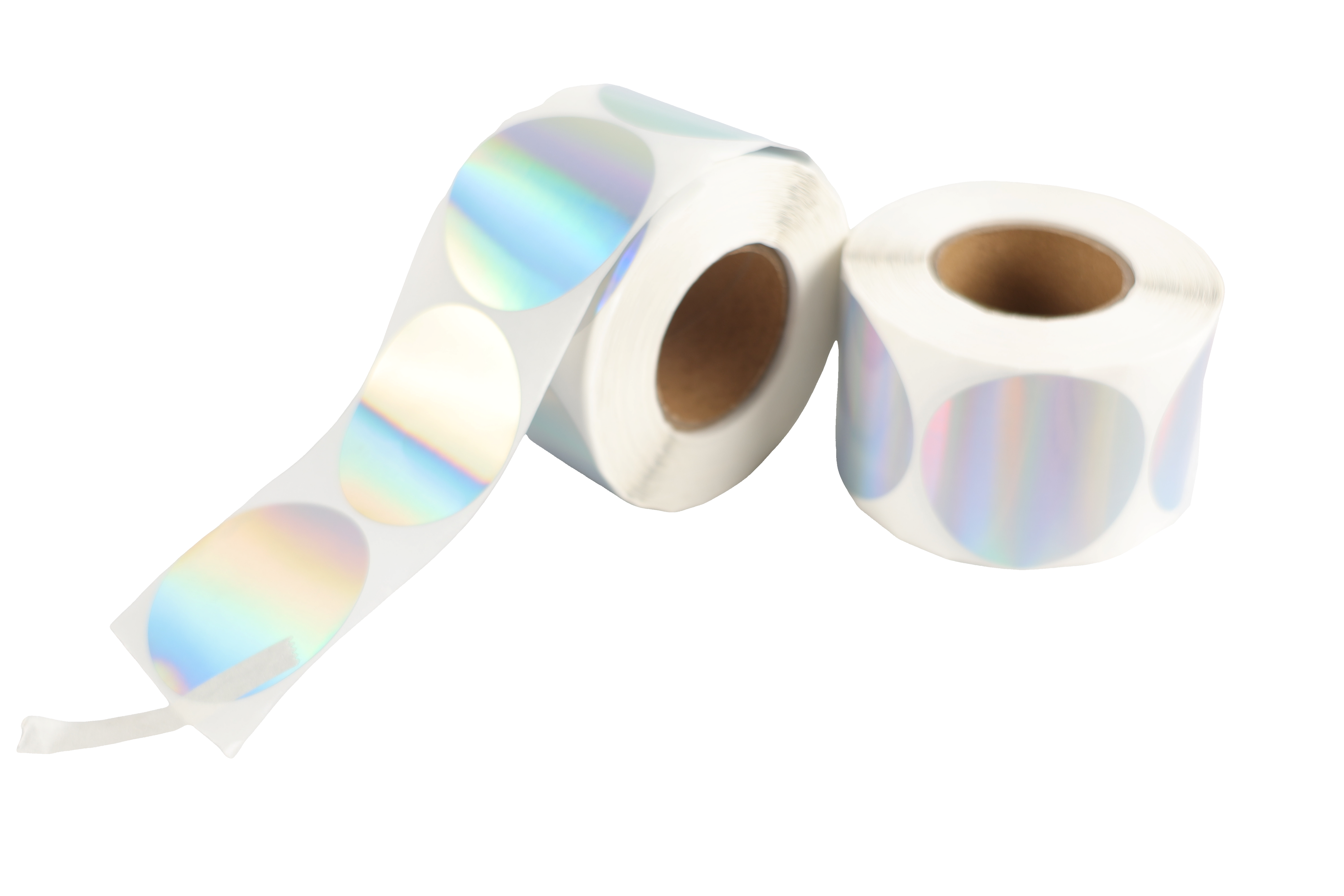 500pcs Laser Round Thermal Sticker Label 50x50mm A252