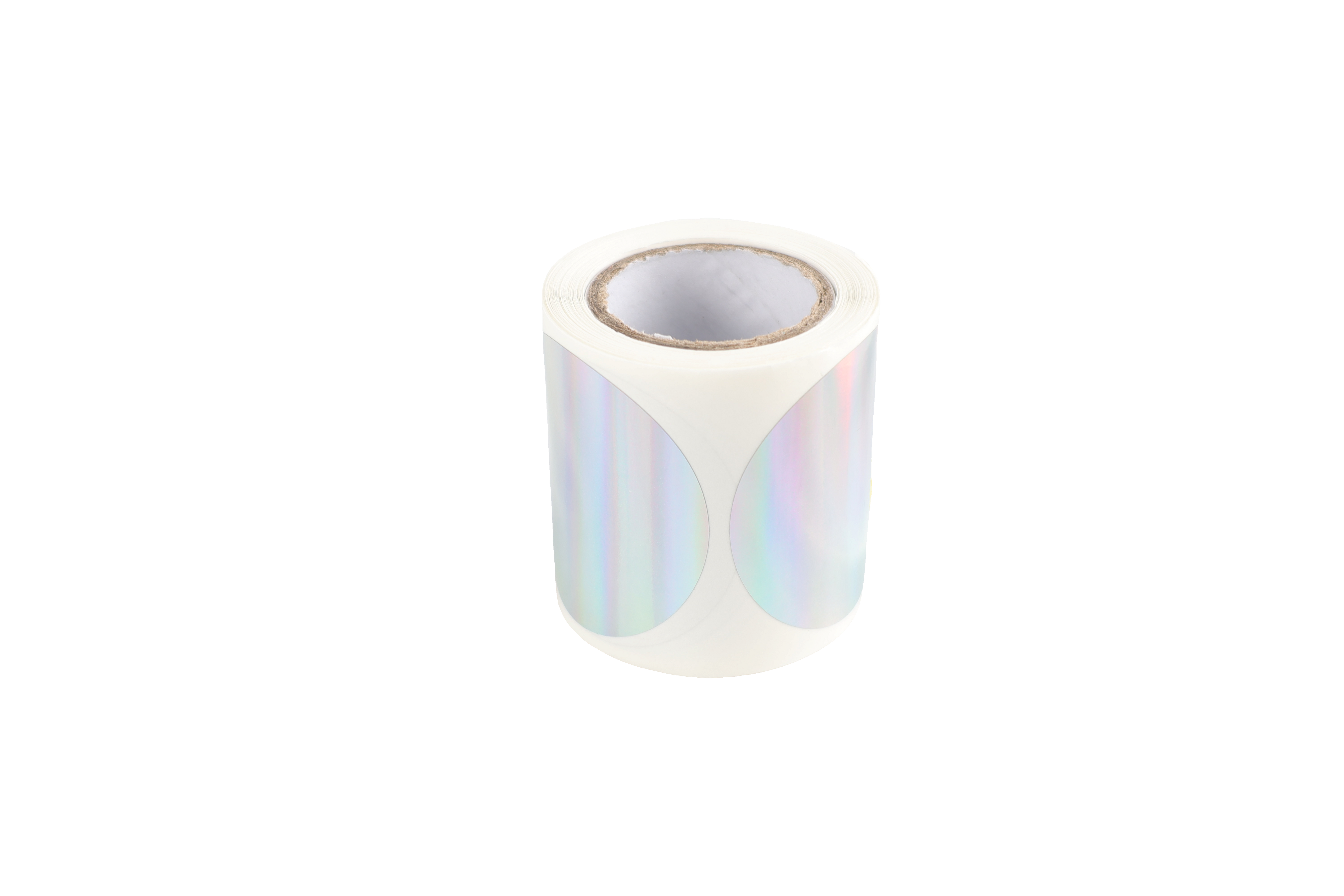 150pcs Laser Finish Round Ribbon Label 50x50mm A243