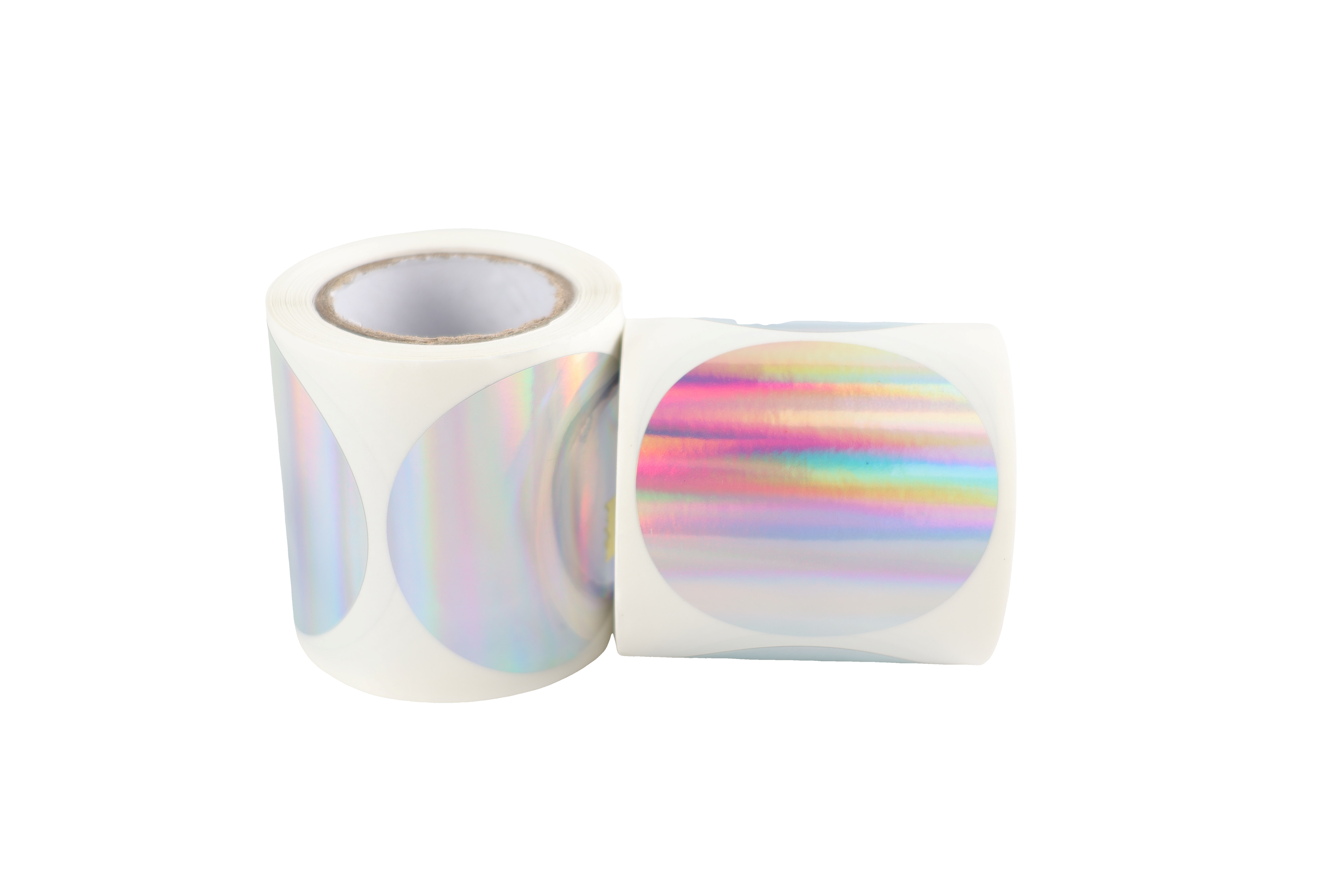 150pcs Laser Finish Round Ribbon Label 50x50mm A243