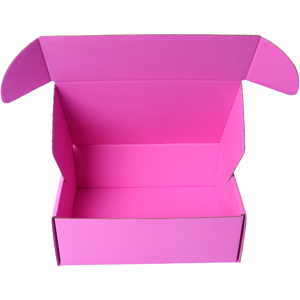 220 x 160 x 77mm A5 Premium Tuck Full Hot Pink Mailing Box B262