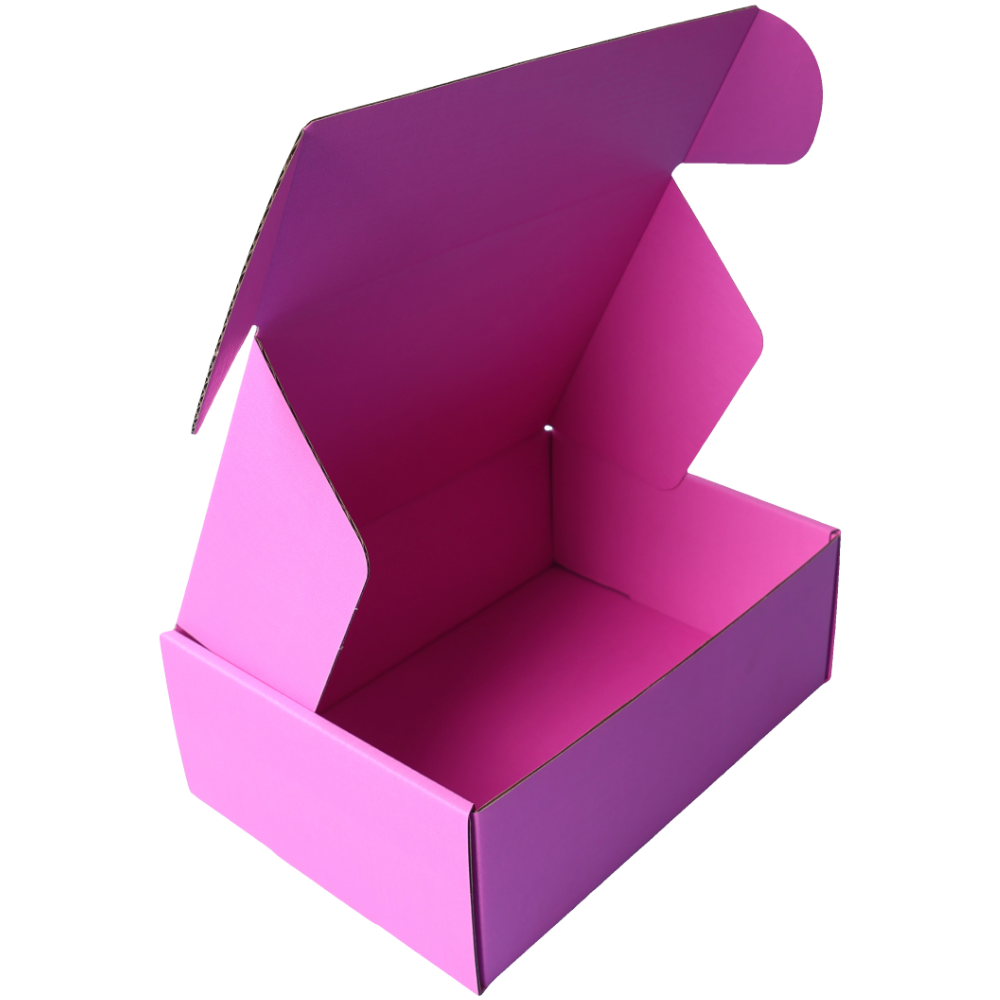 220 x 160 x 77mm A5 Premium Tuck Full Hot Pink Mailing Box B262