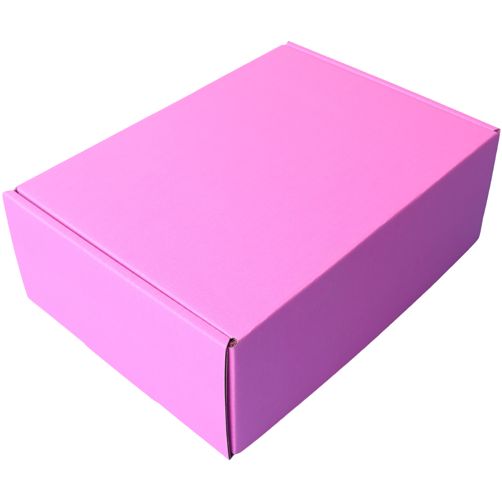 220 x 160 x 77mm A5 Premium Tuck Full Hot Pink Mailing Box B262