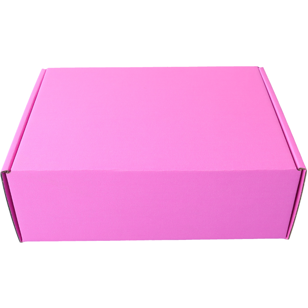 220 x 160 x 77mm A5 Premium Tuck Full Hot Pink Mailing Box B262