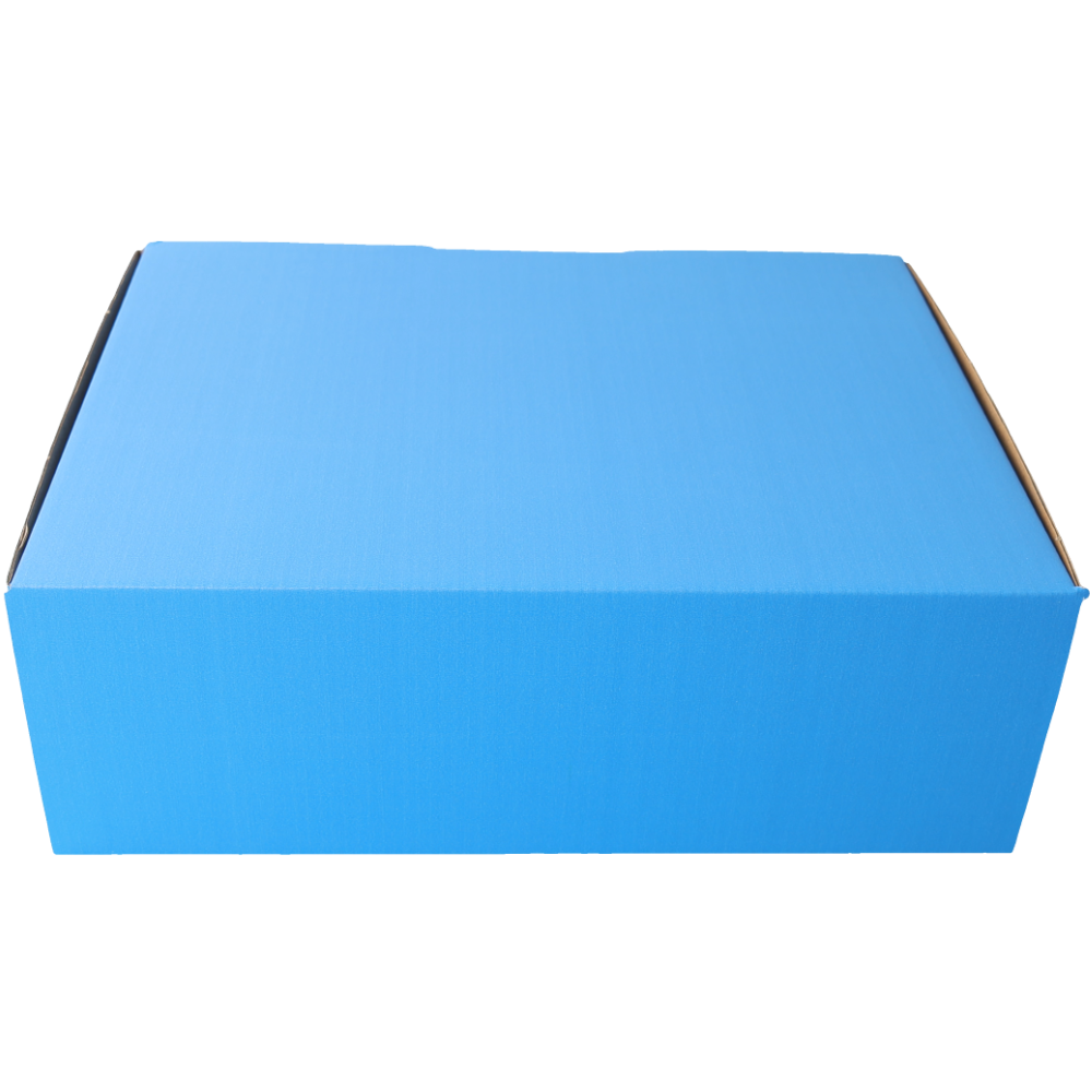 310 x 230 x 105mm A4 Die cut Blue Mailing Box B62
