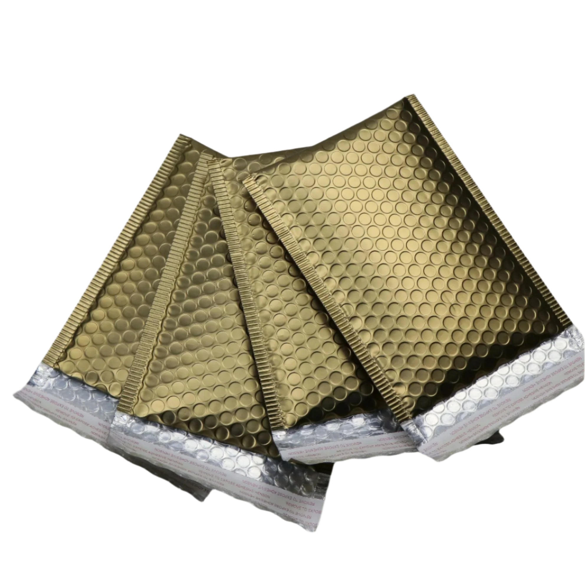 Premium Metallic Bubble Mailer 01 160 x 230mm Aurora Gold