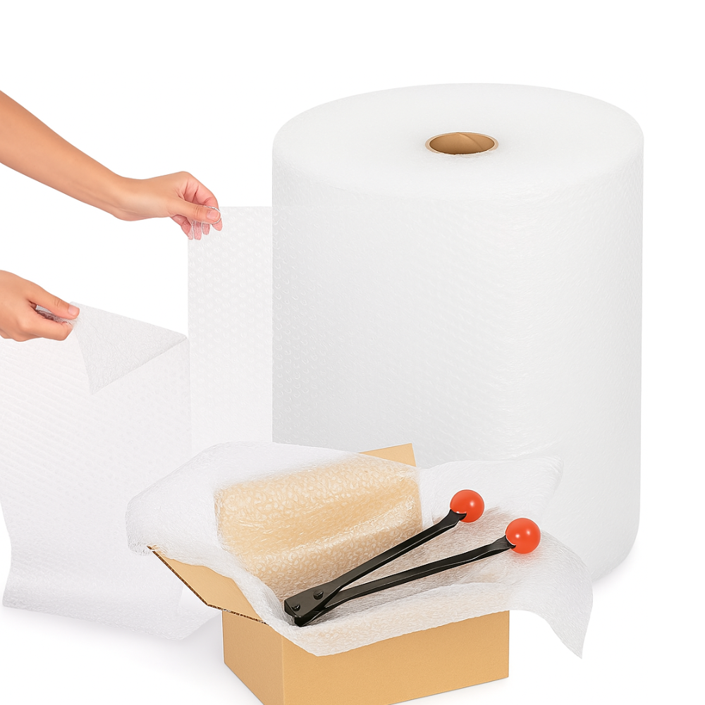 Bubble Wrap 500mm x 100m 10mm Bubble x 3 Rolls - Pickup Special