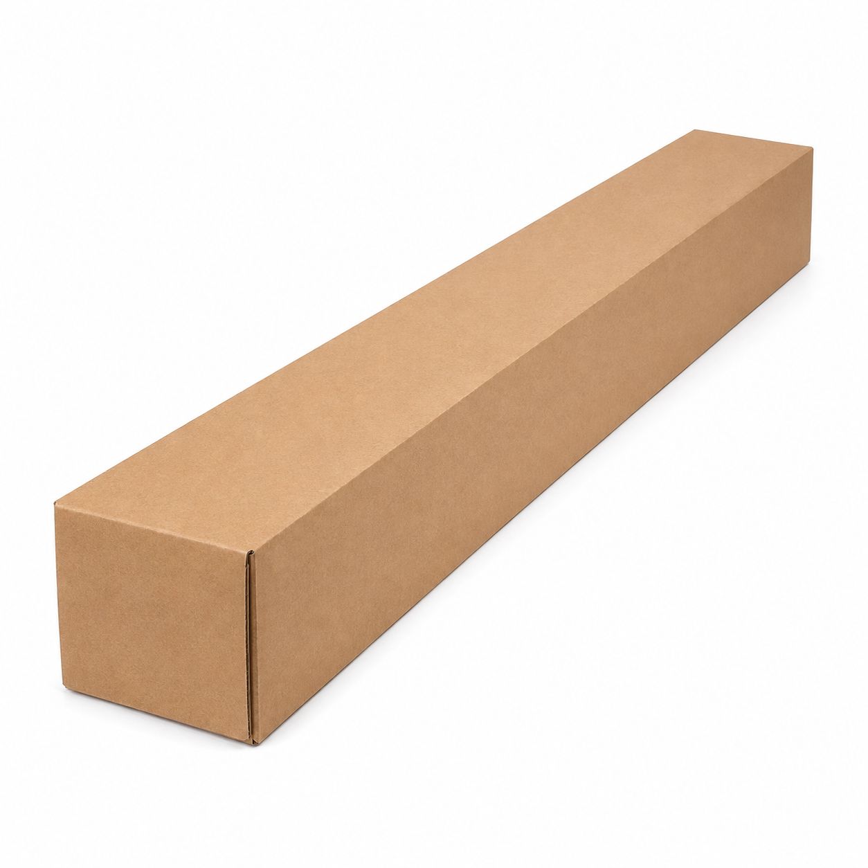 Long Brown Mailing Box 100 x 100 x 800mm Tube B35