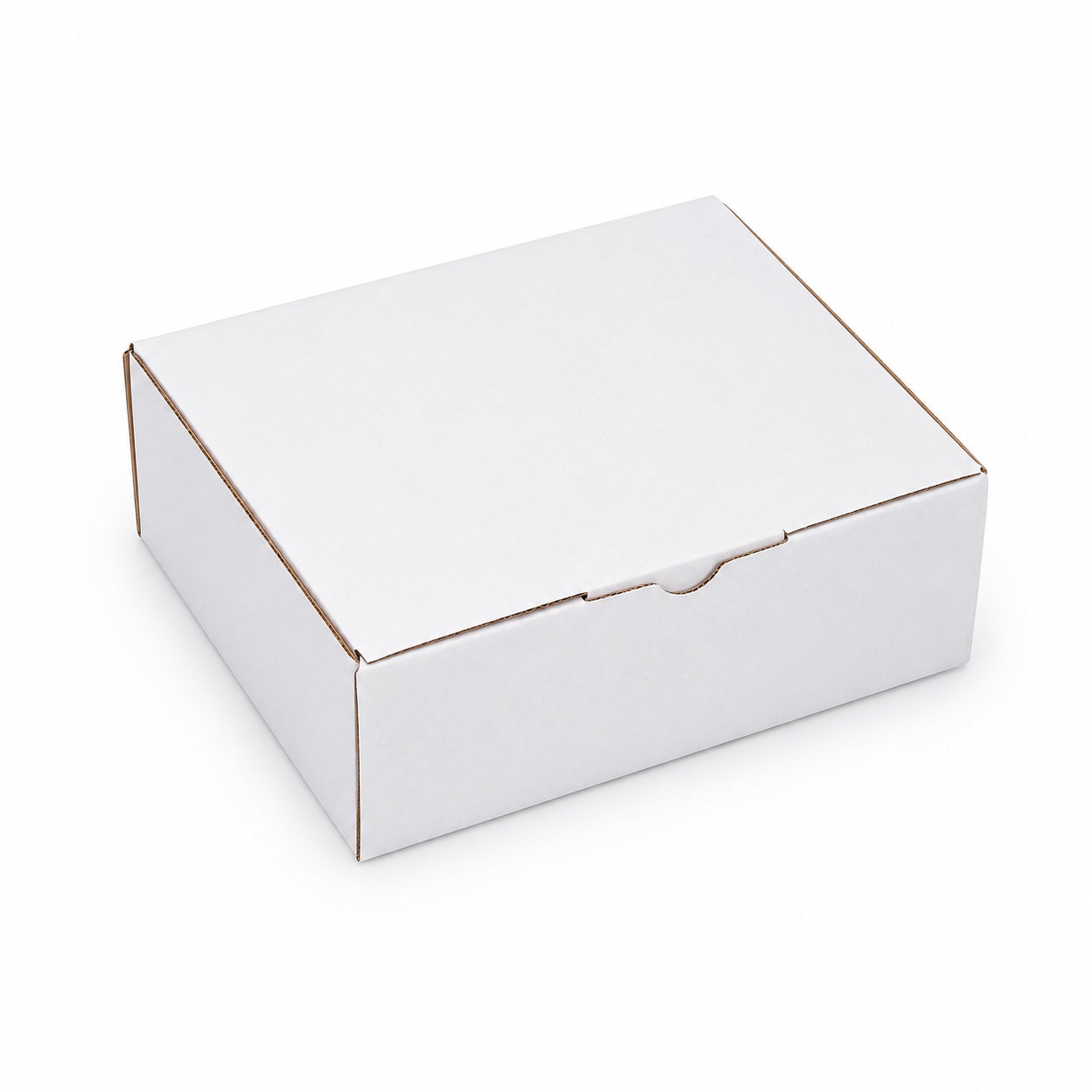 Mailing Box 225 x 200 x 77mm Diecut White B542 (Cubic 1KG)
