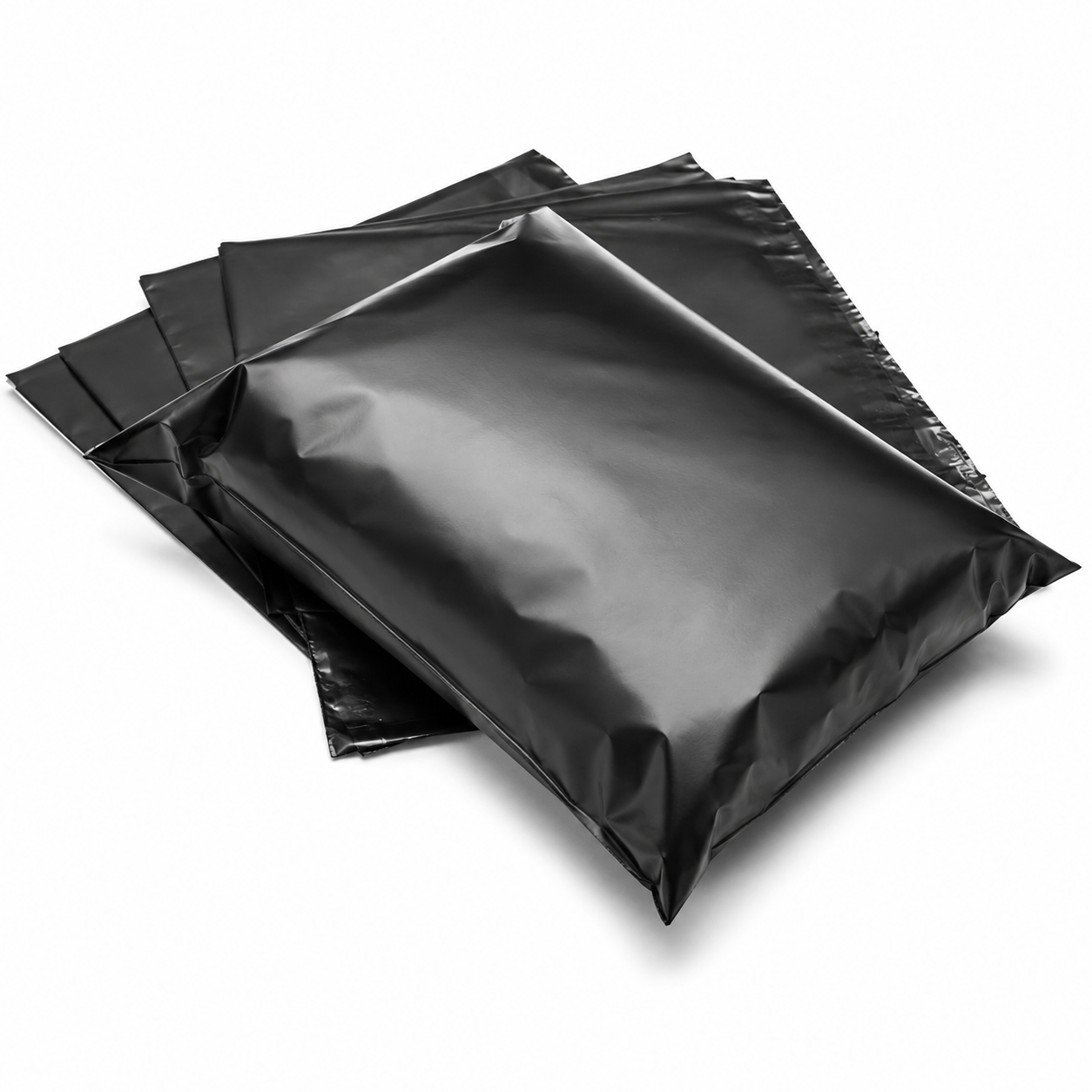 Black Poly Mailing Satchel #03 310 x 405mm 60 Micron