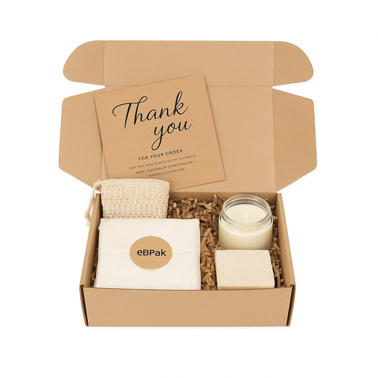 Premium 220 x 160 x 77mm A5 Tuck Brown Mailing Box B393