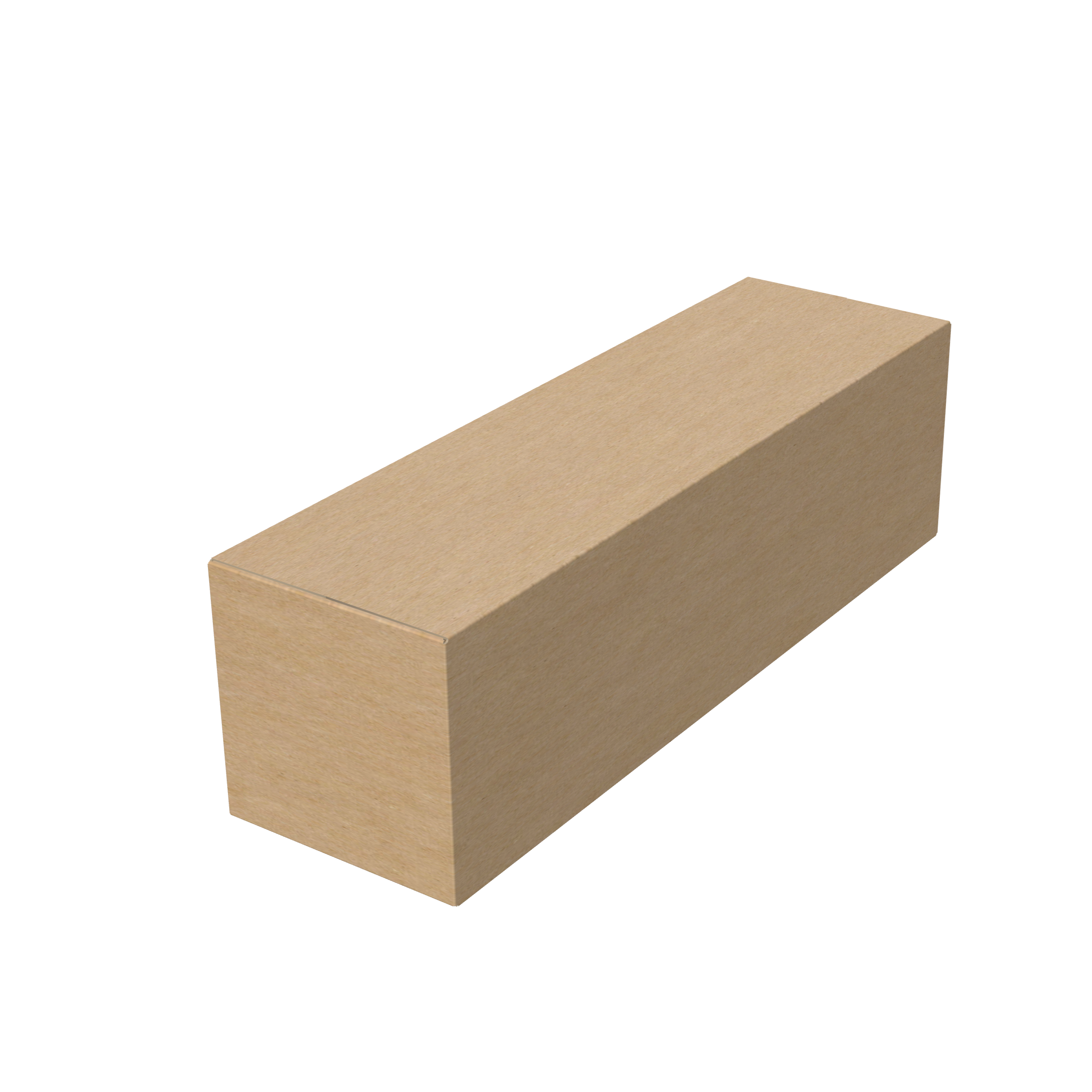 150 x 150 x 520mm Long Tube Brown Shipping Carton B954