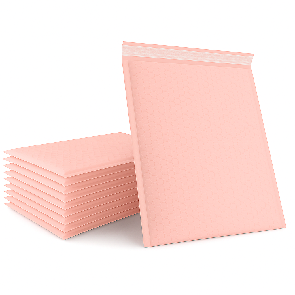 Rose Pink Poly Bubble Mailer G7 07 360 x 480mm