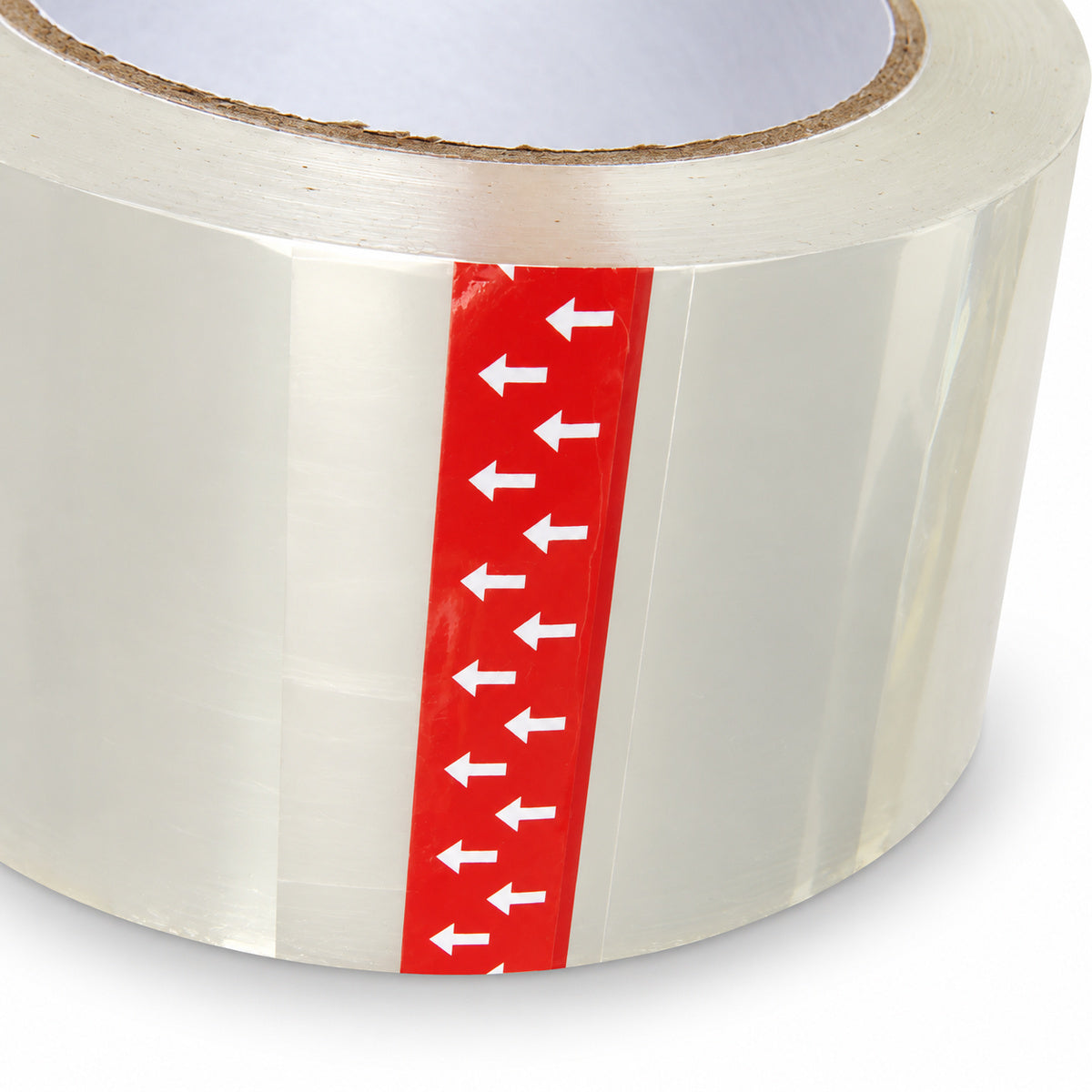 A005 clear packaging tape 48mm x 75m 45 micron – starter tab detail