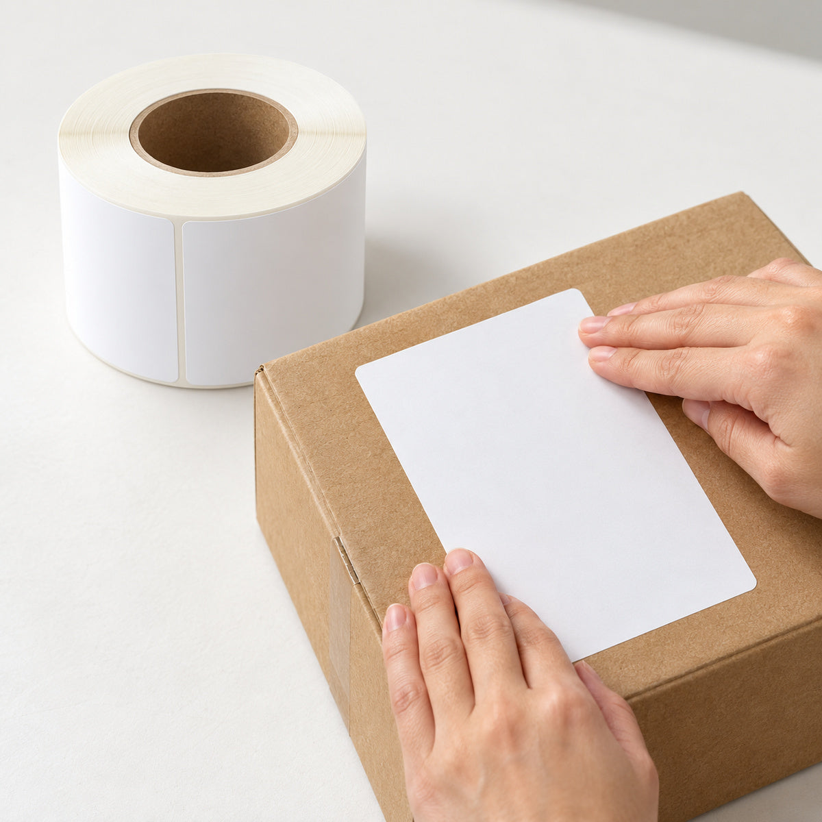 Direct Thermal Label 100 x 150mm 76mm 3" core 1,000 Labels/Roll - application scene