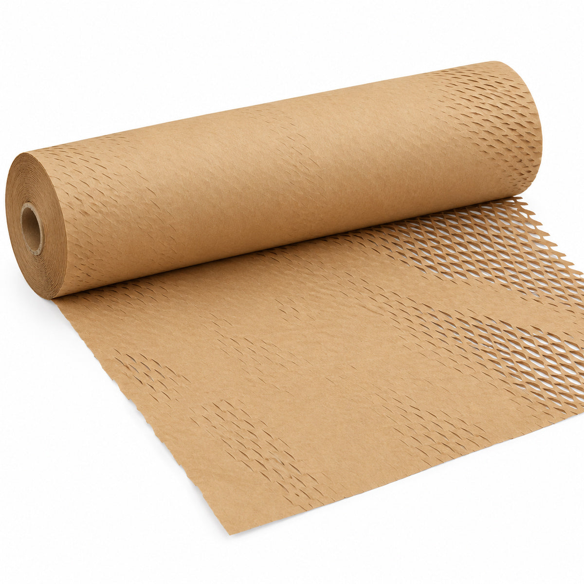 Kraft honeycomb paper 500mm x 100m - open view