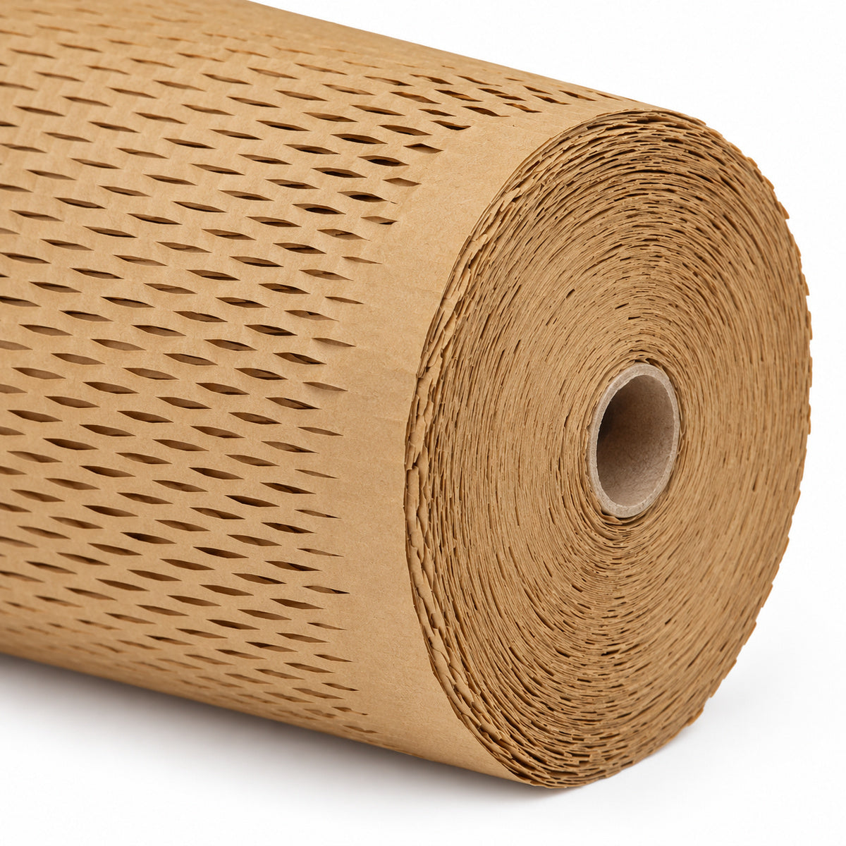 Kraft honeycomb paper 500mm x 250m - feature detail