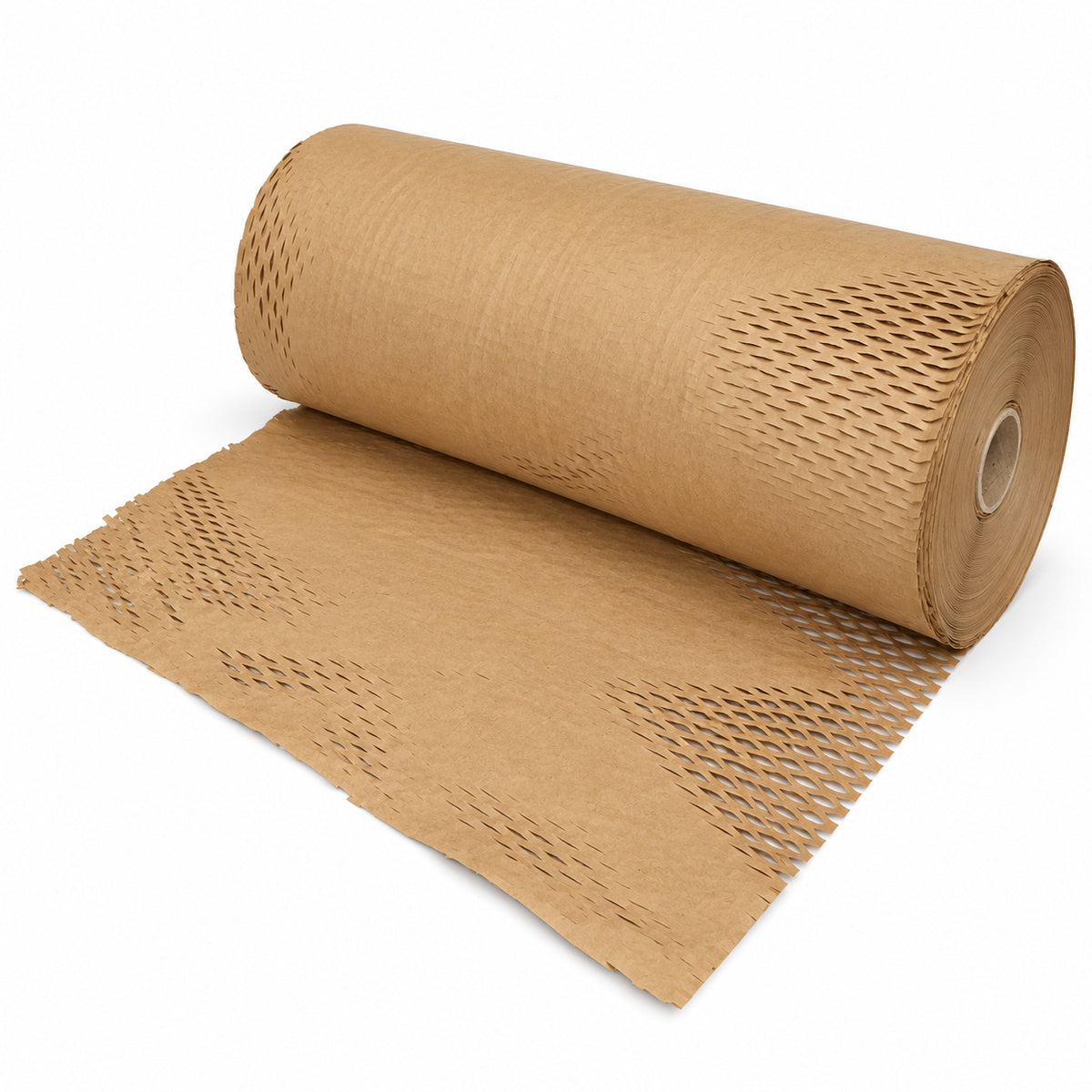 Kraft honeycomb paper 300mm x 250m - open view