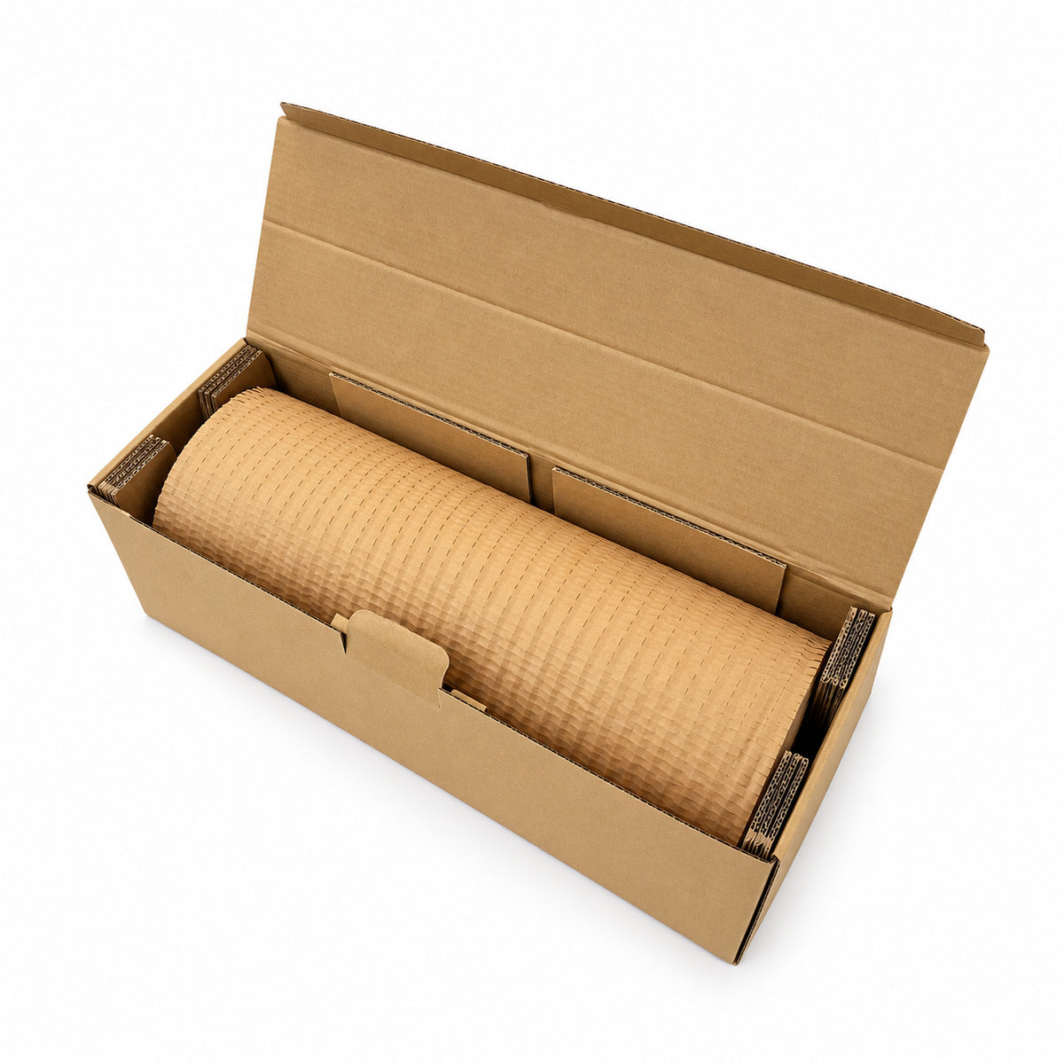 Kraft honeycomb paper 500mm x 250m with dispenser - main