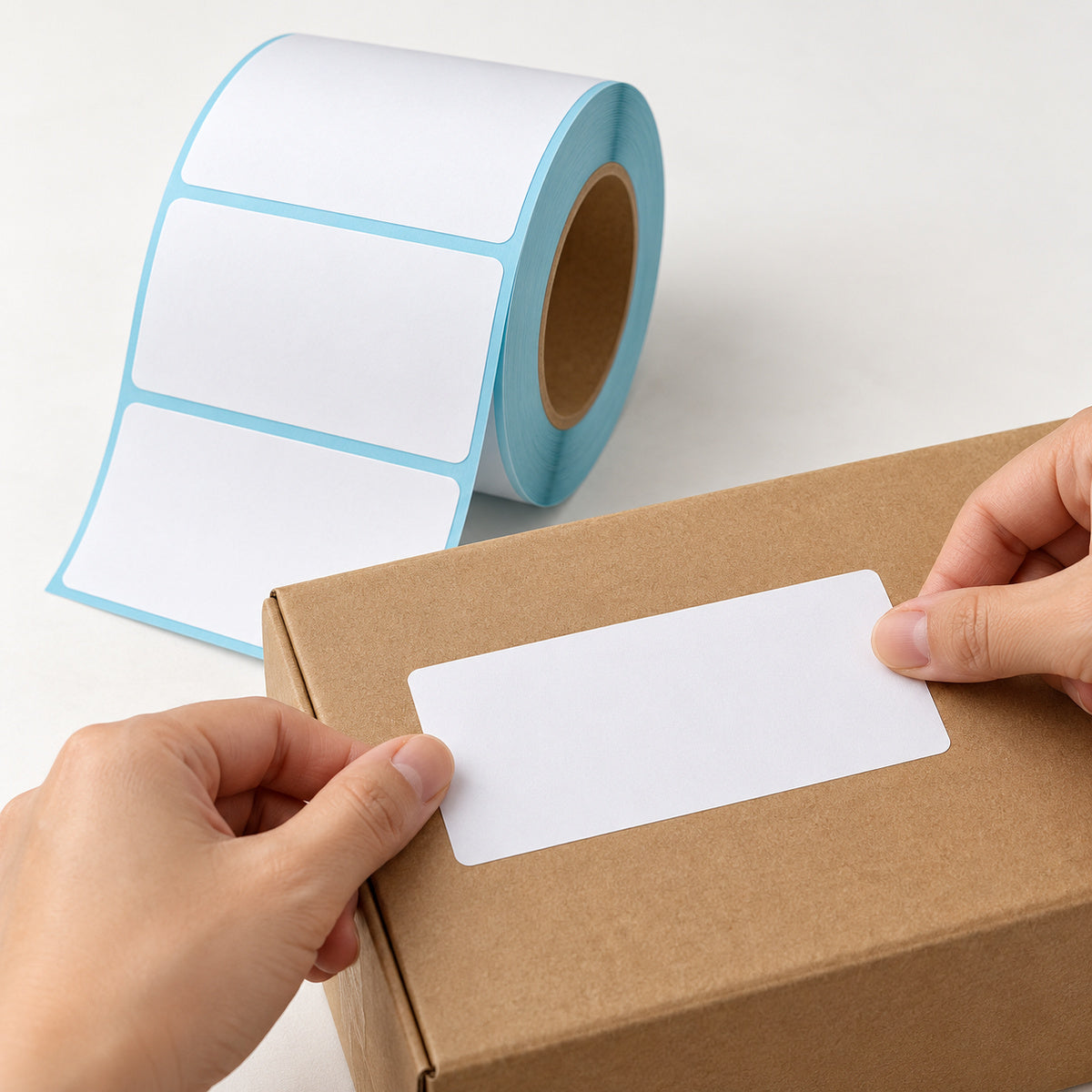 Direct Thermal Label 100x50mm 960 Labels x2 Rolls - application scene