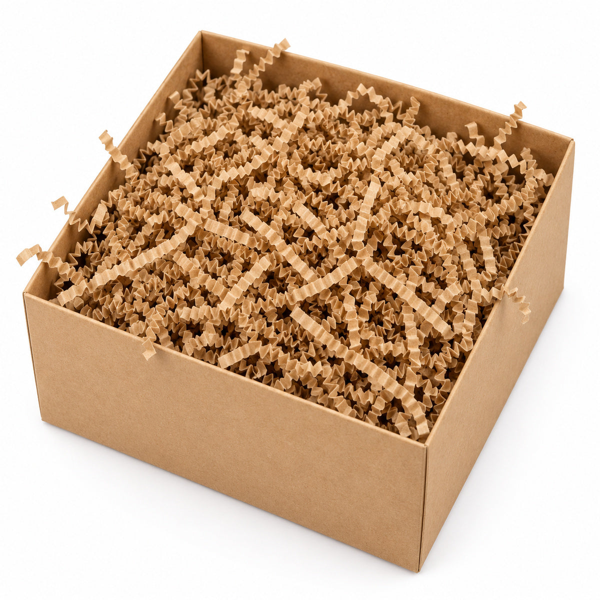 Light Brown shredded paper filler - box fill
