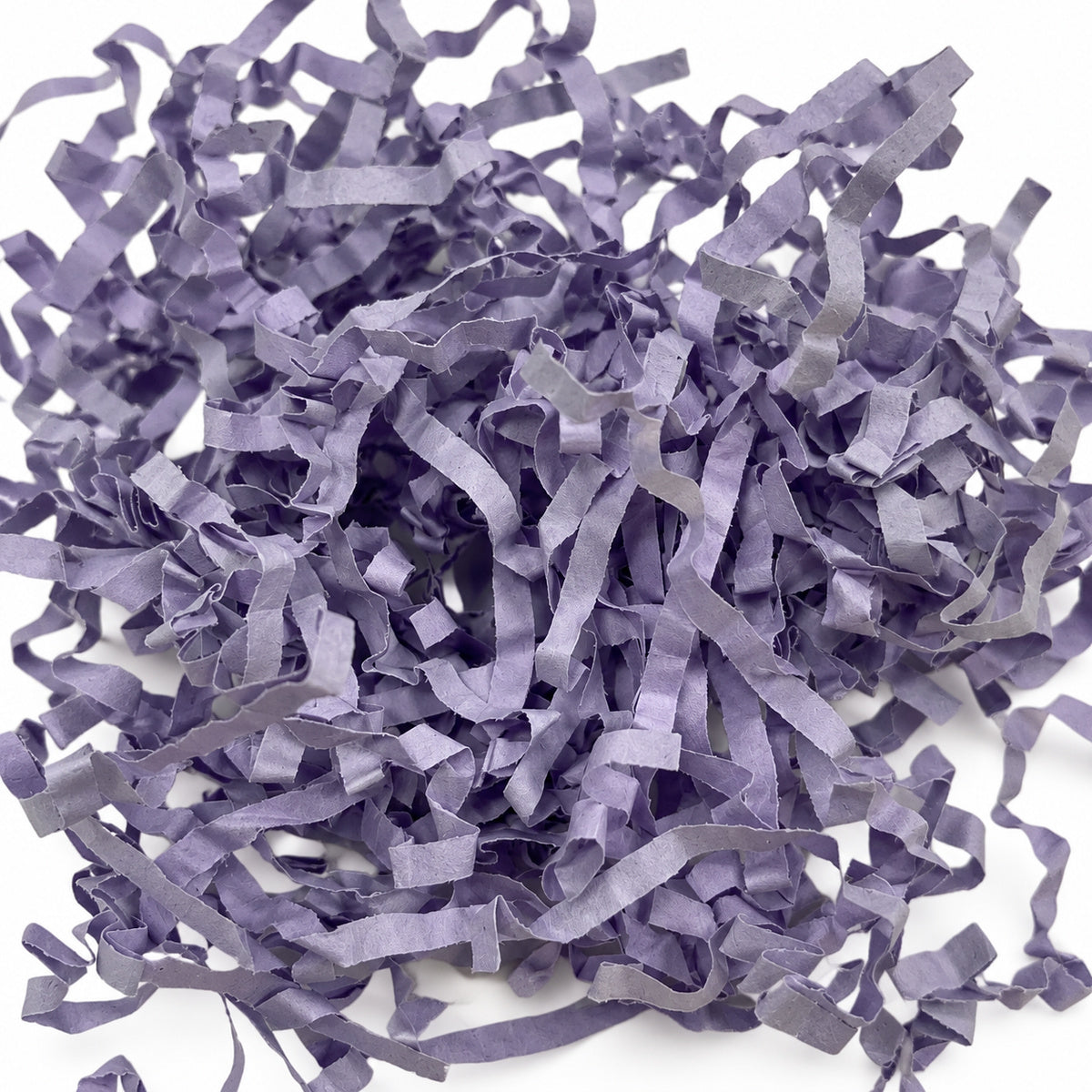 Lavender shredded paper filler - texture
