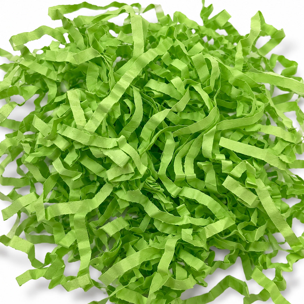 Light Green shredded paper filler - texture