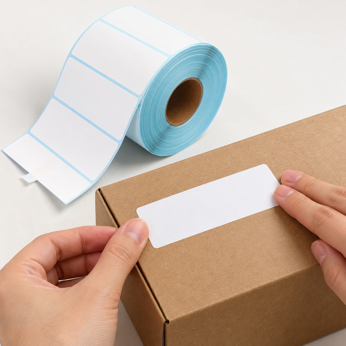 Direct Thermal Label 100 x 35mm 1400 Labels per Roll A214 x 6 Rolls - application scene
