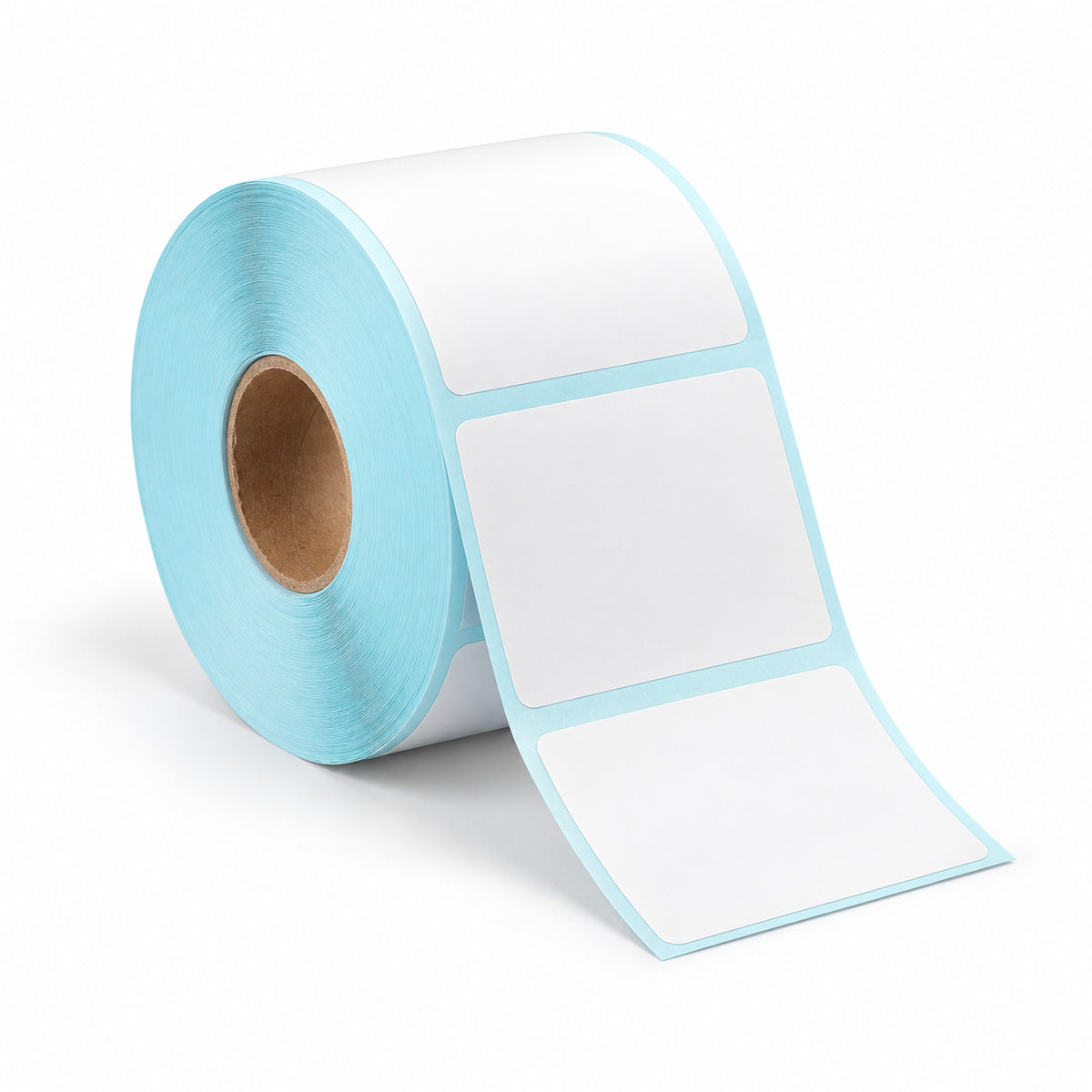 Direct Thermal Label 57 x 32mm 2000 Labels per Roll A218 x 8 Rolls - unrolled