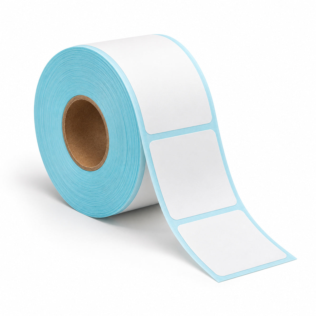 Direct Thermal Label 25.4 x 25.4mm 2000 Labels per Roll A226 x 24 Rolls - unrolled