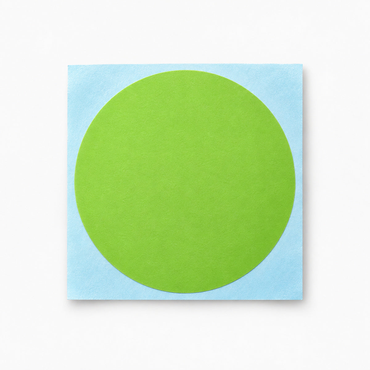 Round Direct Thermal Label 50 x 50mm 750 Green Labels per Roll A260 x 16 Rolls - shape