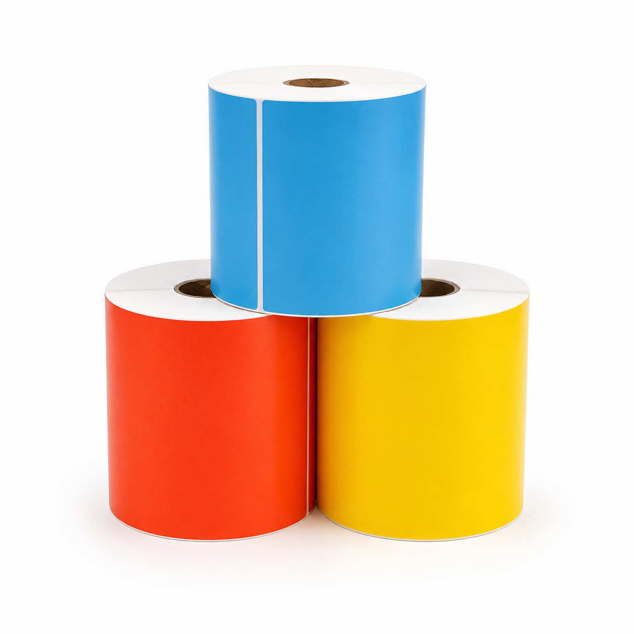 Yellow Direct Thermal Shipping Labels 100 x 150mm 3500 Labels