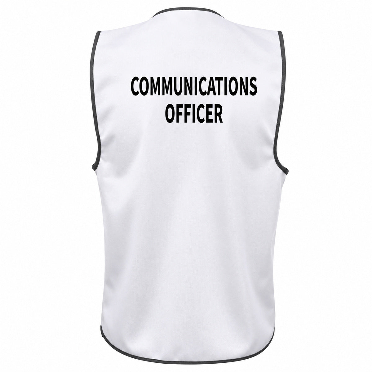 Communications Officer Safety Vest - back