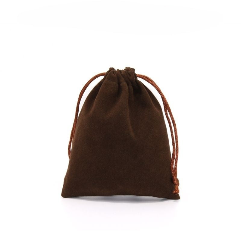 Velvet Bag 70 x 90mm Brown M292 x 200pcs
