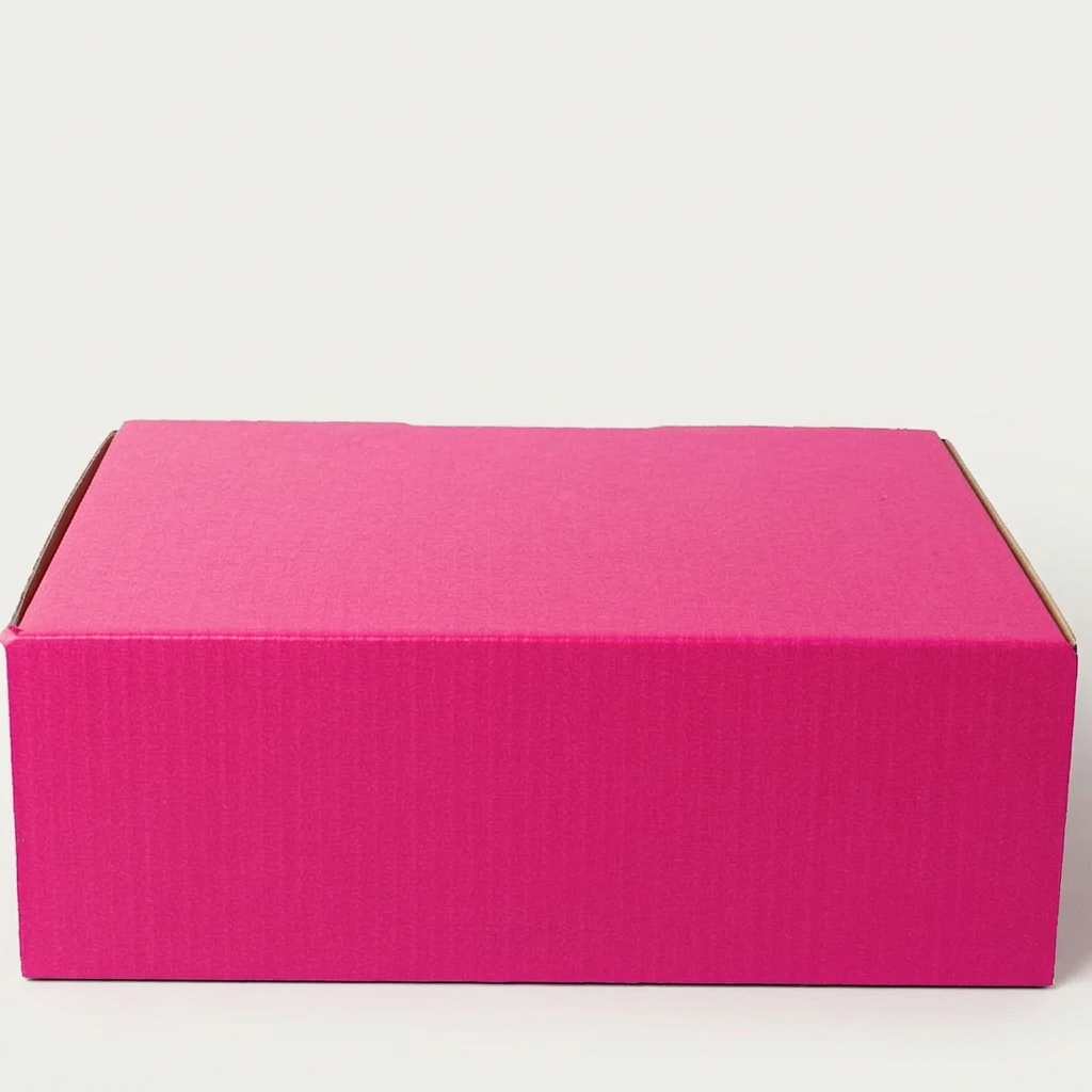 220 x 160 x 77mm A5 Die cut Hot Pink Mailing Box B72