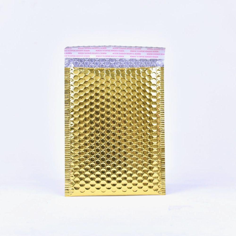 Premium Metallic Bubble Mailer 00 100 x 180mm Gold