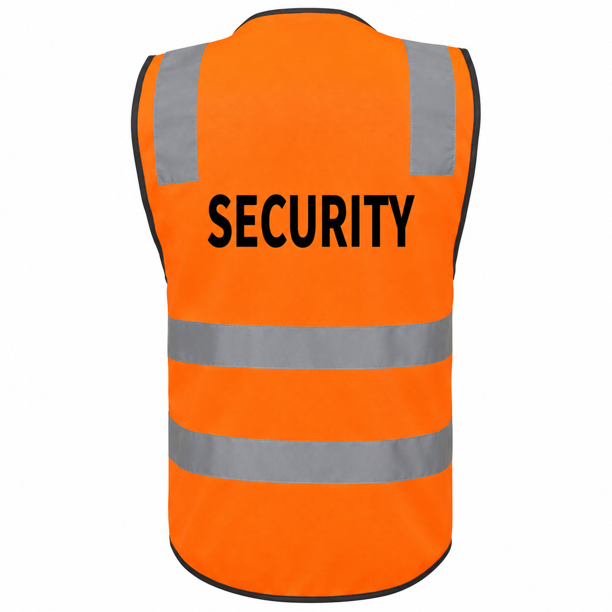 High Vis Security Day/Night Vest - orange back
